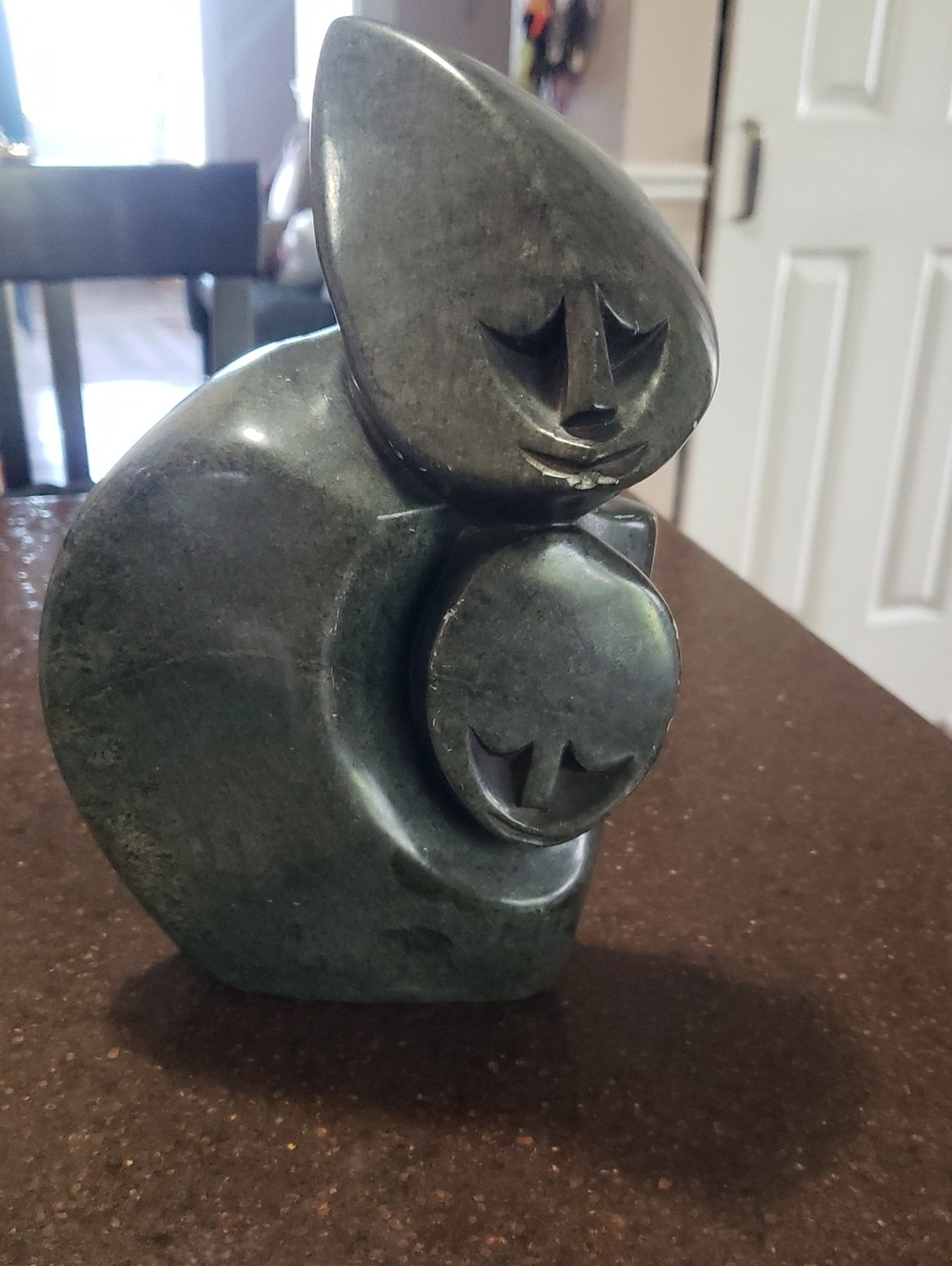 African Zimbabwe Shona Serpentine Stone Sculpture